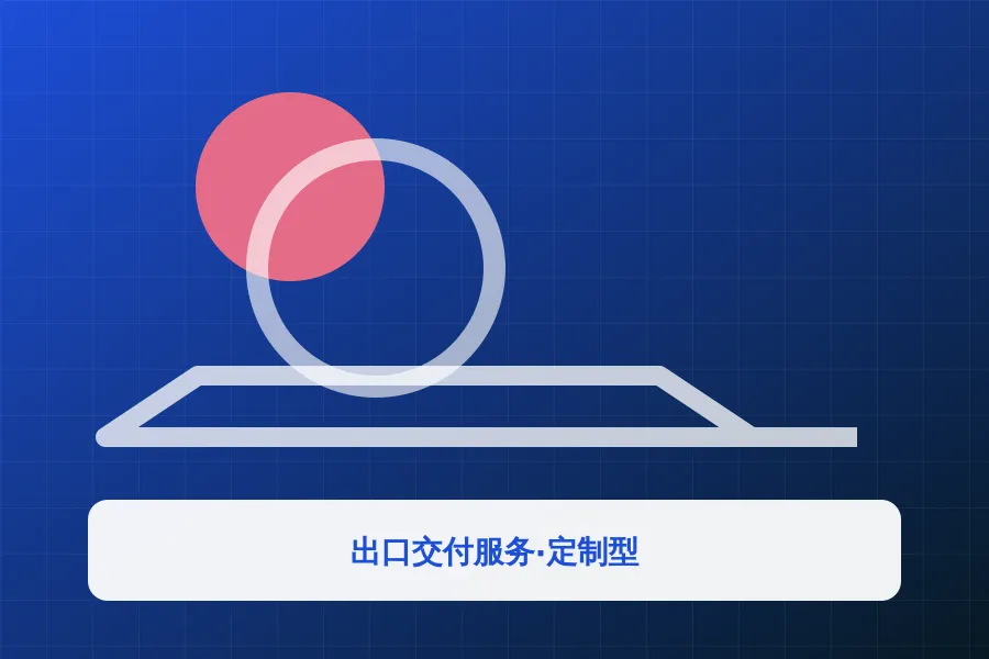 出口交付服务·定制型应用示意图